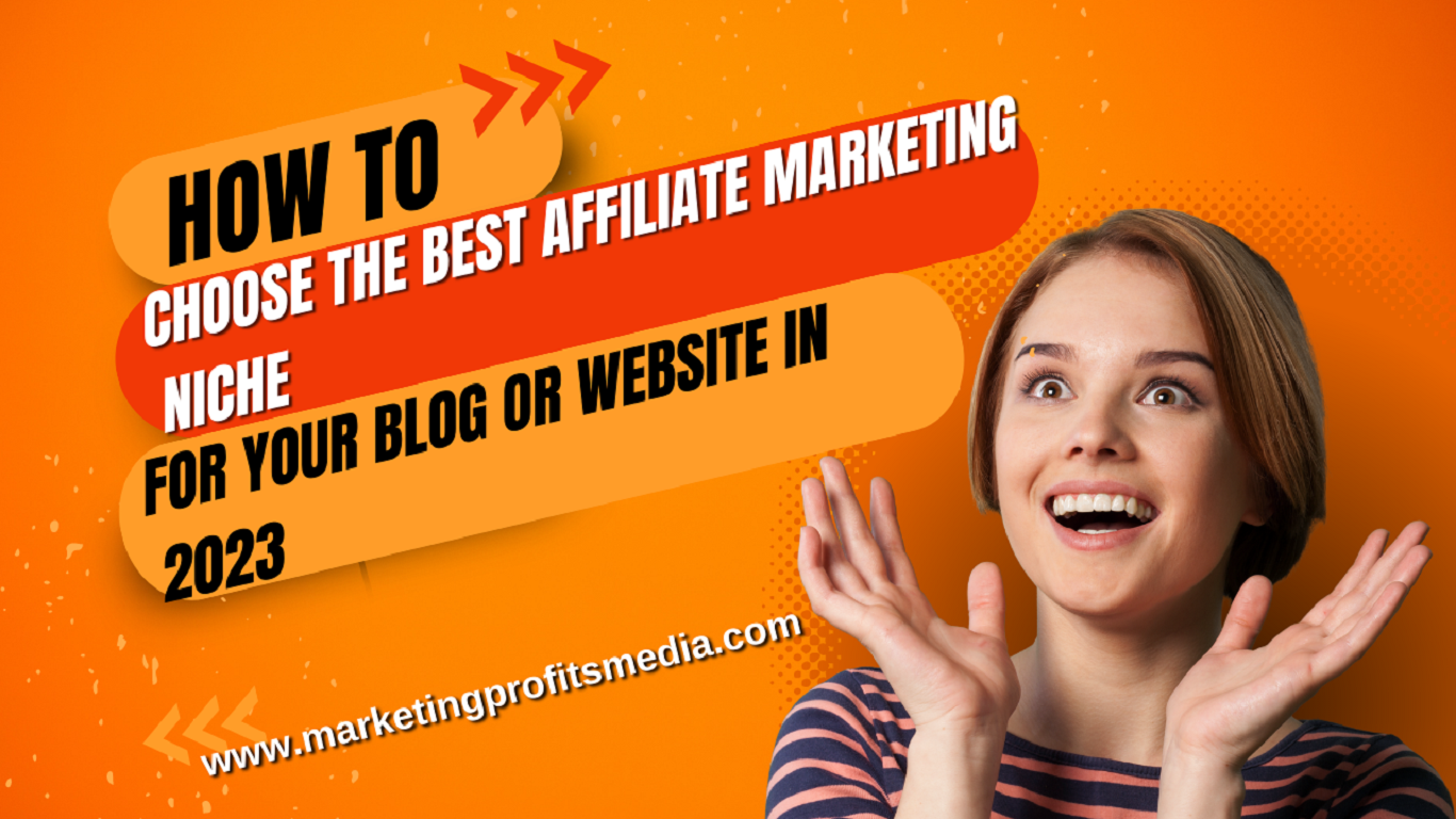 How to Choose the Best Affiliate Marketing Niche for Your Blog or Website in 2023