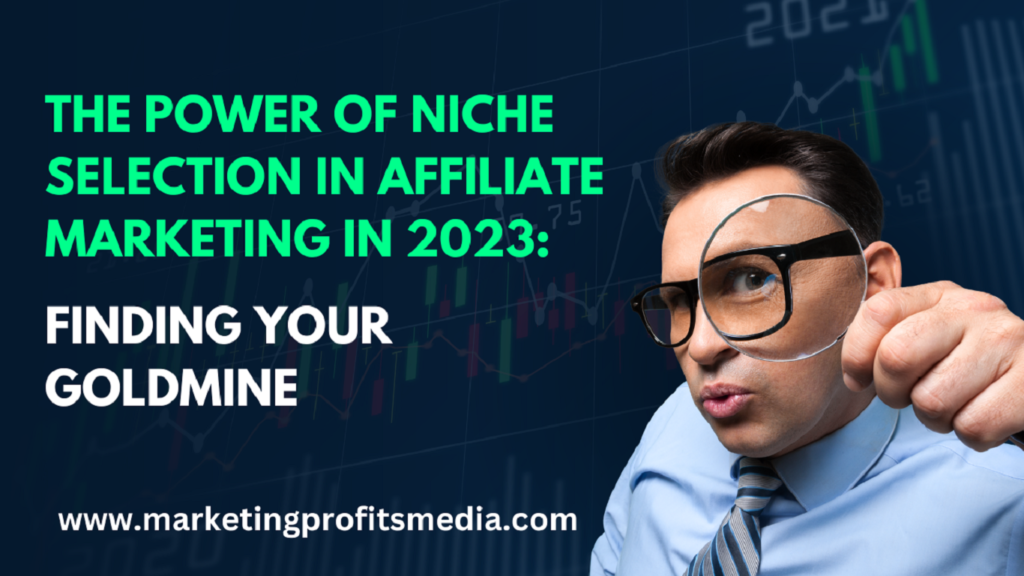The Power of Niche Selection in Affiliate Marketing In 2023: Finding Your Goldmine